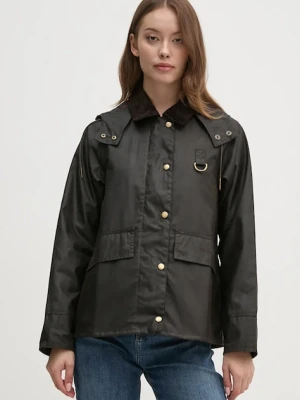 Barbour kurtka Avon Wax Jacket damska kolor brązowy przejściowa LWX1081