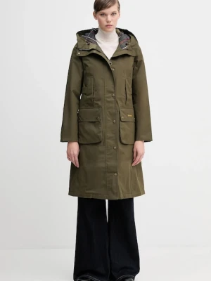 Barbour kurtka BAMBURGH kolor zielony przejściowa LWB0926