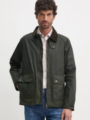 Barbour kurtka bawełniana Short Bedale Wax Jacket przejściowa MWX2205