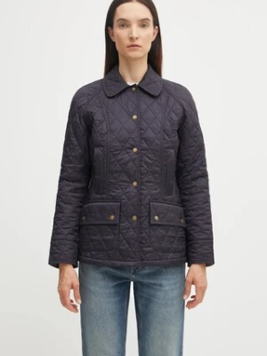 Barbour kurtka Beadnell Quilted Jacket damska kolor granatowy przejściowa LQU0519