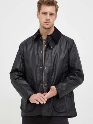 Barbour kurtka Bedale Wax Jacket męska kolor czarny przejściowa MWX0018