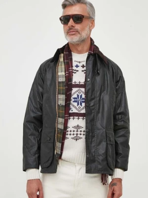 Barbour kurtka Bedale Wax Jacket męska kolor zielony przejściowa MWX0018
