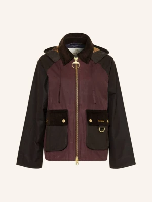 Barbour Kurtka Carville Z Odpinanym Kapturem rot