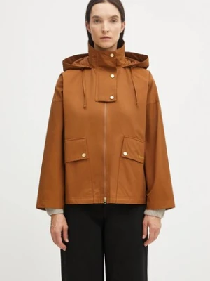 Barbour kurtka CECILE kolor brązowy przejściowa oversize LSP0240