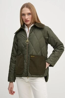 Barbour kurtka Dalroy Quilt damska kolor zielony przejściowa oversize LQU1759