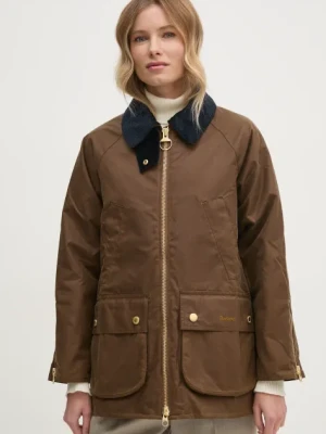 Barbour kurtka damska kolor brązowy przejściowa LWX1447TA51