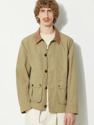 Barbour kurtka Denby Casual męska kolor beżowy przejściowa MCA0965