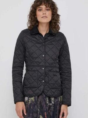 Barbour kurtka Deveron Quilt damska kolor czarny przejściowa LQU1012