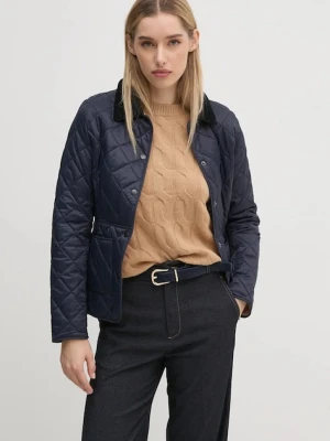 Barbour kurtka Deveron Quilt damska kolor granatowy przejściowa LQU1012