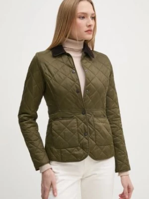 Barbour kurtka Deveron Quilt damska kolor zielony przejściowa LQU1012