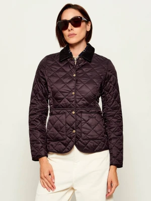 Barbour Kurtka Deveron | Slim Fit | sztruks bordowy