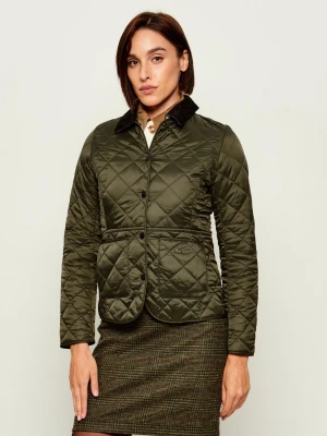 Barbour Kurtka Deveron | Slim Fit | sztruks oliwkowy