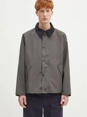 Barbour kurtka dwustronna Barbour OS Reversible Transporter Casual kolor szary przejściowa MCA0963