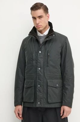 Barbour kurtka Falstone Wax Jacket męska kolor zielony przejściowa MWX2346