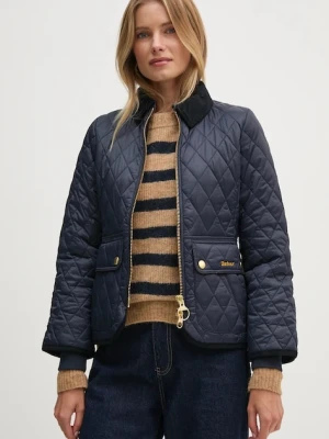 Barbour kurtka Fitted Beadnell Quilt damska kolor granatowy przejściowa LQU1765