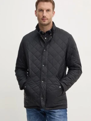 Barbour kurtka Flyweight Chelsea Quilted Jacket męska kolor czarny przejściowa MQU0007