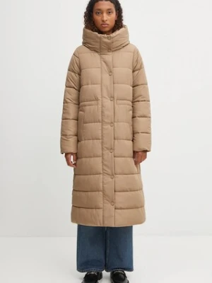 Barbour kurtka Freya Puffer Jacket kolor brązowy zimowa LQU1848BE54