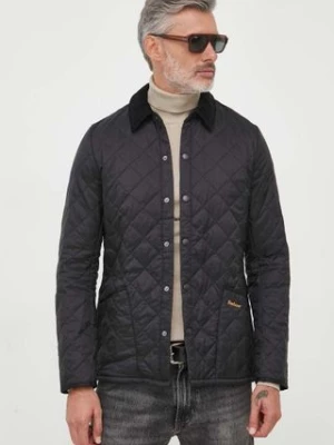 Barbour kurtka Heritage Liddesdale Quilted Jacket męska kolor czarny przejściowa MQU0240