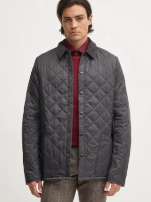 Barbour kurtka Heritage Liddesdale Quilted Jacket męska kolor szary przejściowa MQU0240