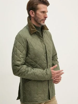 Barbour kurtka Heritage Liddesdale Quilted Jacket męska kolor zielony przejściowa MQU0240