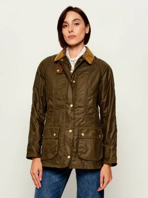 Barbour Kurtka Icons Beadnell | Regular Fit | sztruks zielony