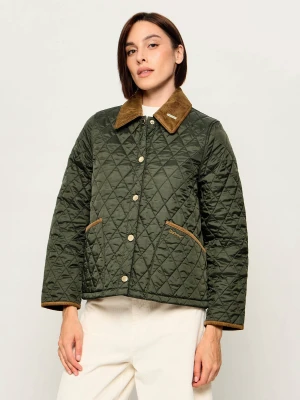 Barbour Kurtka Icons | Regular Fit | sztruks oliwkowy