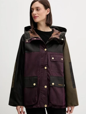 Barbour kurtka KEELEY kolor fioletowy przejściowa LWX1484