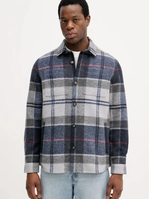 Barbour kurtka koszulowa kolor granatowy przejściowa MOS0400