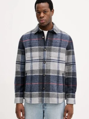 Barbour kurtka koszulowa kolor granatowy przejściowa MOS0400