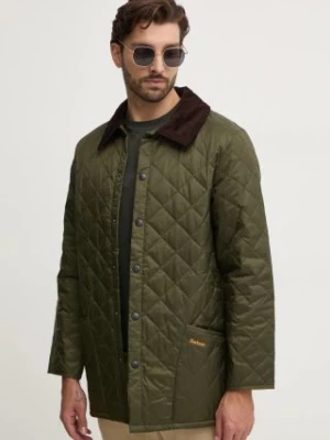 Barbour kurtka le Quilt męska kolor zielony przejściowa MQU0001