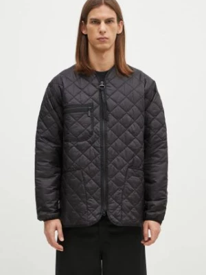 Barbour kurtka Liddesdale Liner Quilted Jacket męska kolor czarny przejściowa oversize MQU1788