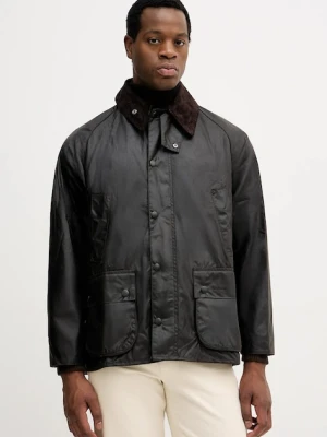 Barbour kurtka męska kolor brązowy przejściowa