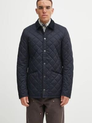 Barbour kurtka męska kolor granatowy przejściowa