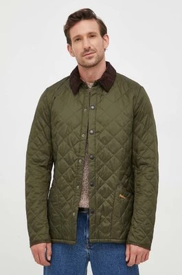 Barbour kurtka Heritage Liddesdale Quilted Jacket męska kolor zielony przejściowa MQU0240