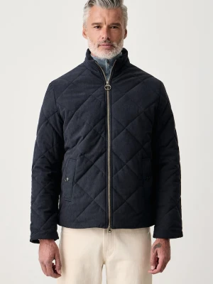 Barbour kurtka męska sztruksowa Corden granatowy