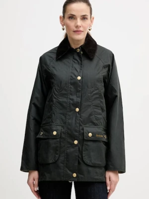 Barbour kurtka Modern Beadnell Wax damska kolor zielony przejściowa LWX1402