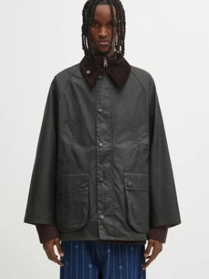 Barbour kurtka OS Bedale Wax Jacket kolor zielony przejściowa MWX1679SG91