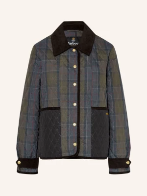Barbour Kurtka Pikowana Ainsdale Z Mieszanki Materiałów gruen beżowy