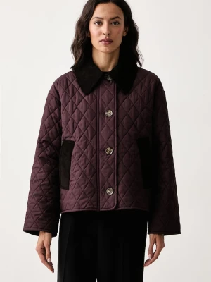 Barbour kurtka pikowana damska Moira bordowy