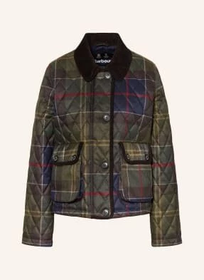 Barbour Kurtka Pikowana Loudon gruen