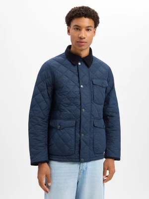 Barbour kurtka pikowana Mężczyźni niebieski