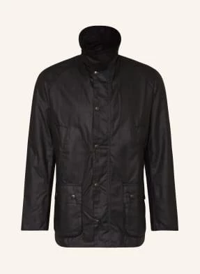 Barbour Kurtka Polowa Ashby Wax schwarz