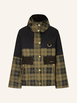 Barbour Kurtka Polowa Elaine Z Odpinanym Kapturem schwarz