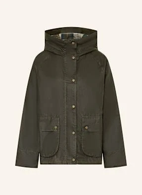 Barbour Kurtka Polowa Hollies Wax gruen