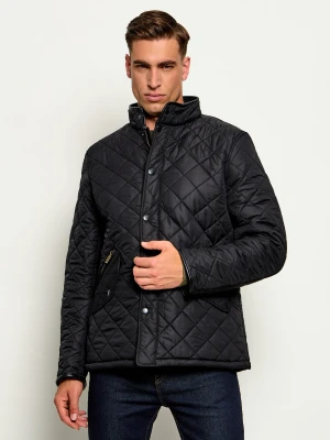 Barbour Kurtka Powell | Slim Fit czarny