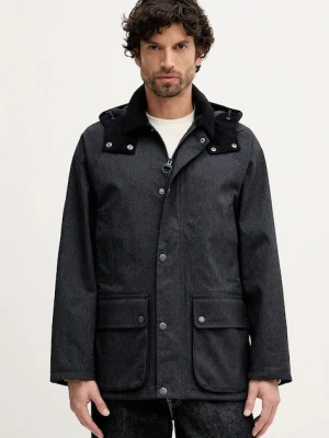 Barbour kurtka przeciwdeszczowa Beaufort kolor granatowy przejściowa MWB1139