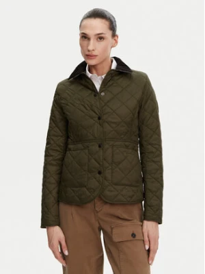 Barbour Kurtka przejściowa Deveron LQU1012OL51 Zielony Regular Fit