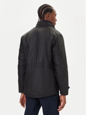 Barbour Kurtka przejściowa Sapper MWX0020BK71 Czarny Regular Fit