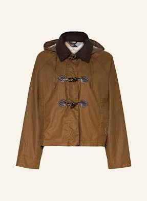 Barbour Kurtka Puchowa Myra Z Odpinanym Kapturem braun