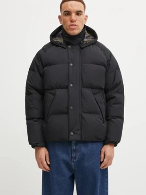 Barbour kurtka puchowa OS Down Transport Puffer Jacket kolor czarny zimowa oversize MQU1799BK11
